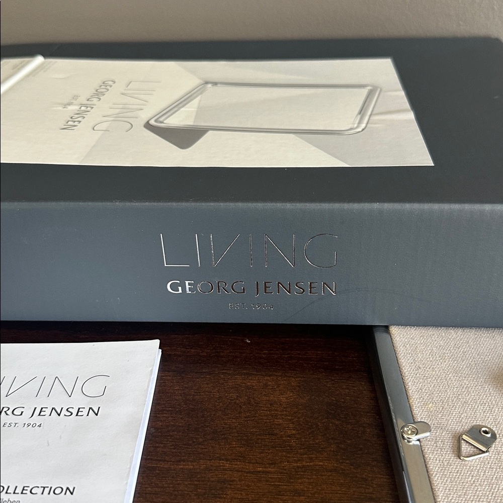 New in box Georg Jensen Polished Silver tableau mirror. Makes a beautiful gift - Picture 7 of 9